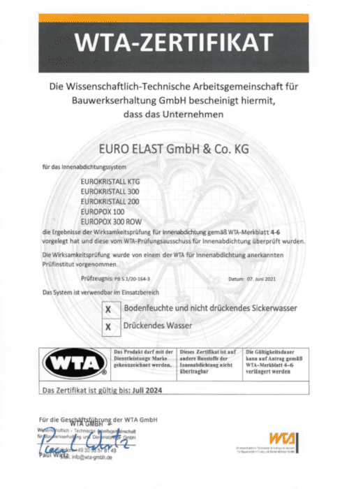 kellersanierung wta zertifikat image